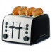 RHT94BLK Russell Hobbs Brooklyn 4 Slice Toaster - Black 